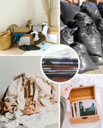 fünf Bilder Collage aussortieren leicht gemacht